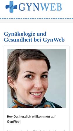 Vorschau der mobilen Webseite www.gynaktuell.de, GynAktuell