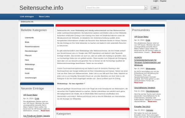 Vorschau von www.seitensuche.info, Seitensuche.info
