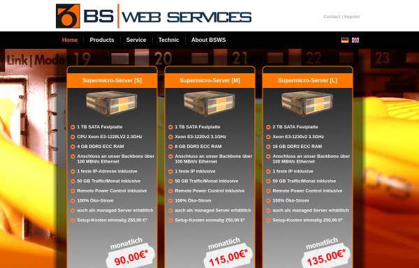 Vorschau von www.bsws.de, BS Web Services