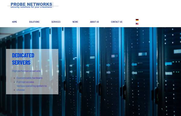 Vorschau von www.probe-networks.de, Probe Networks