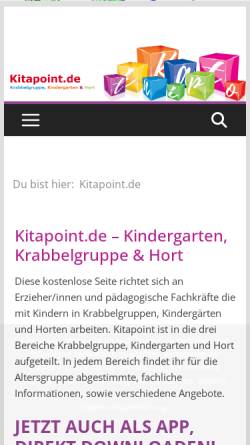 Vorschau der mobilen Webseite kitapoint.de, Kitapoint.de