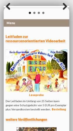 Vorschau der mobilen Webseite www.helga-reekers.de, Video-Home-Training