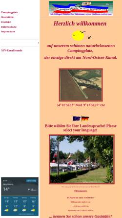 Vorschau der mobilen Webseite campingplatz-klein-westerland.de, Campingplatz Klein-Westerland