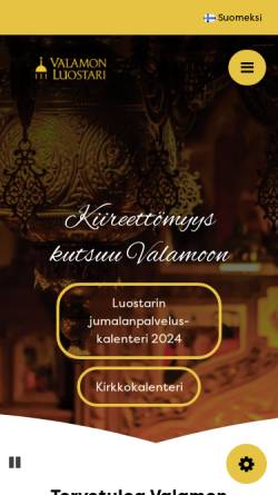 Vorschau der mobilen Webseite valamo.fi, Valamo