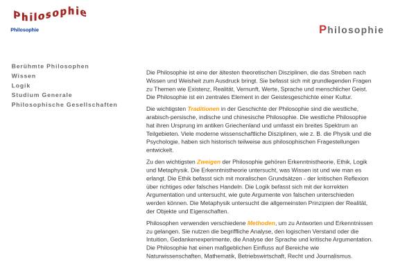 Vorschau von www.information-philosophie.de, Information Philosophie im Internet