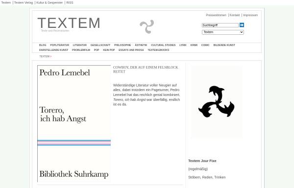 Vorschau von www.textem.de, Textem