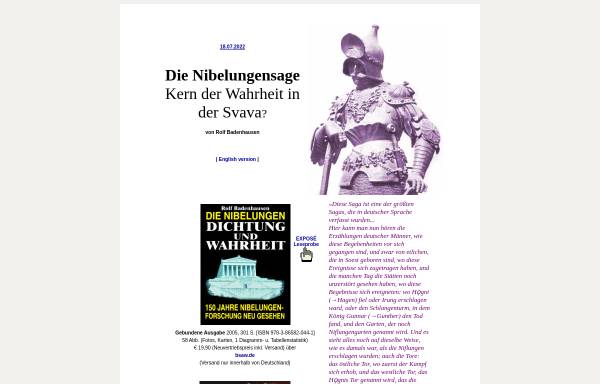 Vorschau von www.badenhausen.net, Der historisch reale Kern der Nibelungensage