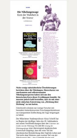 Vorschau der mobilen Webseite www.badenhausen.net, Der historisch reale Kern der Nibelungensage