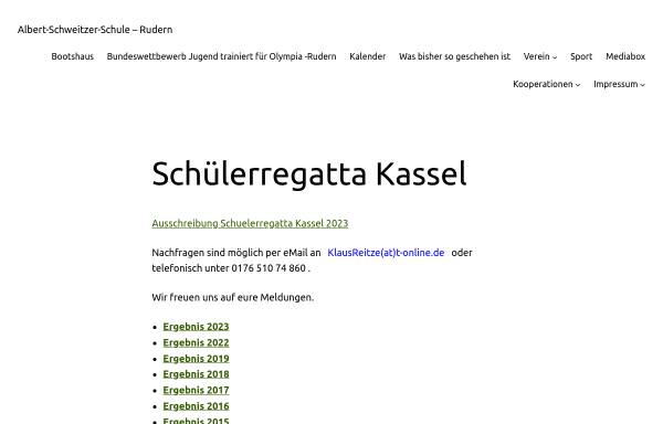 Vorschau von www.trvass.de, Schülerregatta Kassel