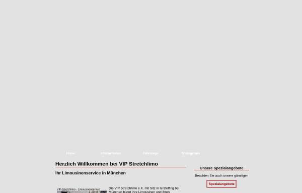 Vorschau von www.vip-stretchlimo.de, VIP-Stretchlimo e. K.