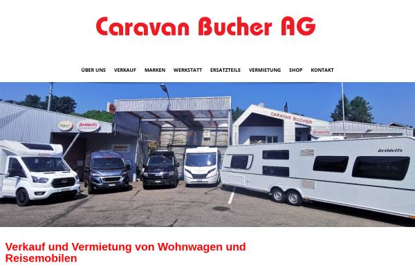 Vorschau von www.caravan-bucher.ch, Caravan Bucher