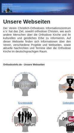 Vorschau der mobilen Webseite www.orthodoxinfo.de, Christlich-orthodoxes Forum