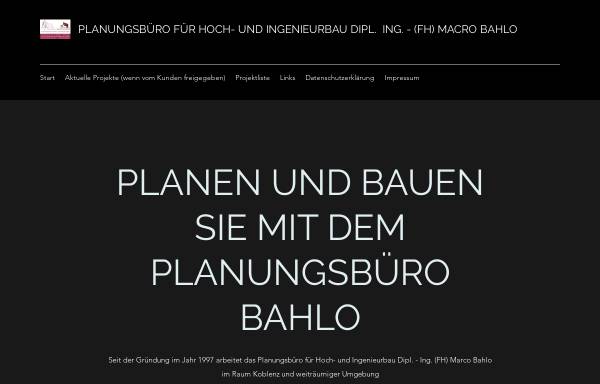Vorschau von www.individuellesbauen.de, Planungsbüro für Hoch- und Ingenieurbau Dipl. - Ing. (FH) Marco Bahlo