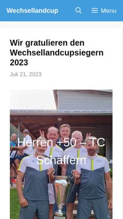 Vorschau der mobilen Webseite www.wechsellandcup.at, Wechsellandcup