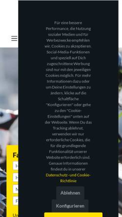 Vorschau der mobilen Webseite www.alphatechnik.de, Alpha Technik GmbH