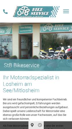 Vorschau der mobilen Webseite www.bikeservice-hochwald.de, Bike Service Hochwald