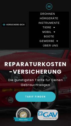 Vorschau der mobilen Webseite www.brems-spur.de, Brems-Spur Freiburg