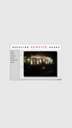 Vorschau der mobilen Webseite www.motorradserviceessen.de, Motorrad Service Essen