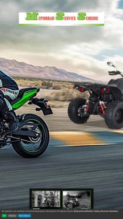 Motorrad Service Scheibe