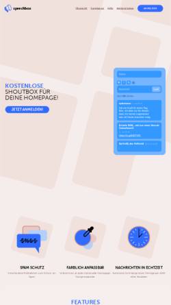 Vorschau der mobilen Webseite www.speechbox.de, Speechbox