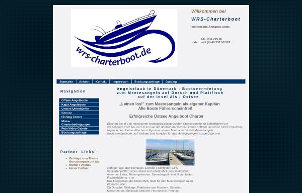Vorschau von www.wrs-charterboot.de, Wrs - Charterboot