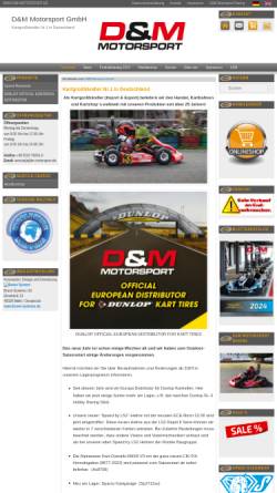 Vorschau der mobilen Webseite dm-motorsport.de, D und M Motorsport