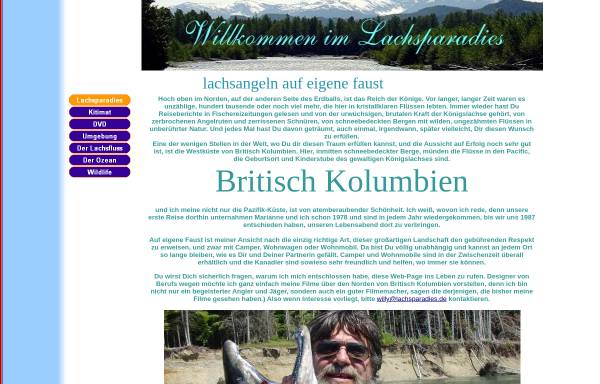 Vorschau von www.lachsabenteuer.de, Lachsangeln in Kitimat [Wilhelm Schlürscheid]