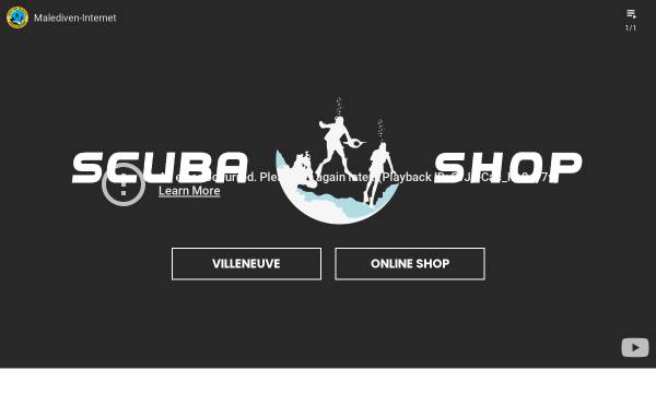 Vorschau von www.scubashop.ch, ScubaShop Villeneuve AG