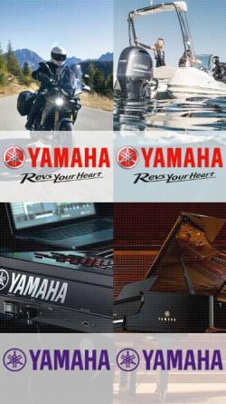 Vorschau der mobilen Webseite www.yamaha.ch, Yamaha Schweiz
