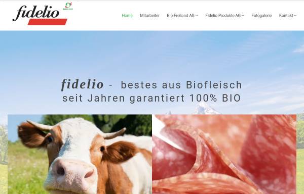 Vorschau von www.fidelio.ch, Fidelio Biofreiland AG