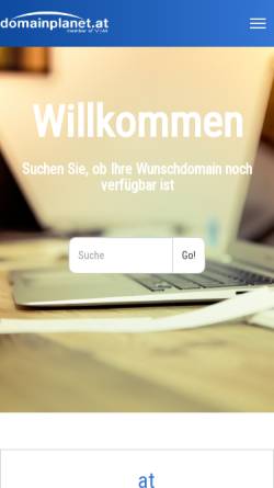 Vorschau der mobilen Webseite domainplanet.at, VIM Internetdienstleistungen GmbH