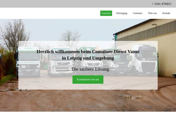 Vorschau von www.cdvanni-leipzig.de, Container-Dienst Vanni GmbH