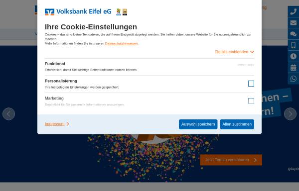Vorschau von www.volksbank-eifel-mitte.de, Volksbank Eifel Mitte eG