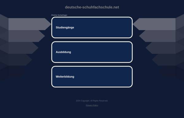 Vorschau von deutsche-schuhfachschule.net, Deutsche Schuhfachschule Pirmasens