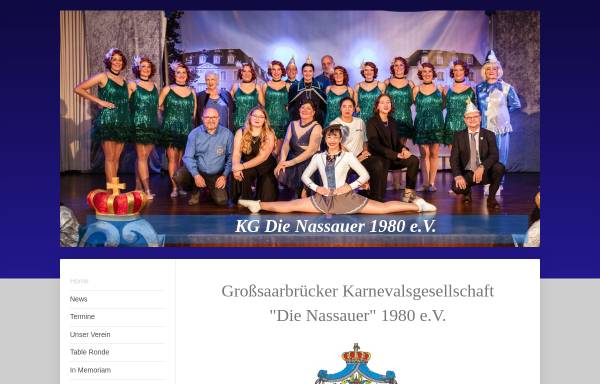 Vorschau von www.dienassauer.com, Karnevalsgesellschaft Die Nassauer Saarbrücken e.V.