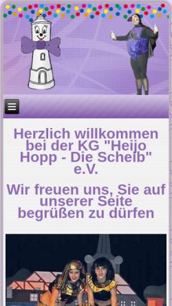 Vorschau der mobilen Webseite www.nka-neunkirchen.de, Karnevalsgesellschaft Heijo Hopp Die Scheib e.V.