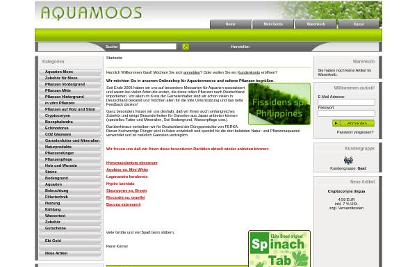 Vorschau von www.aquamoos.de, Aquamoos