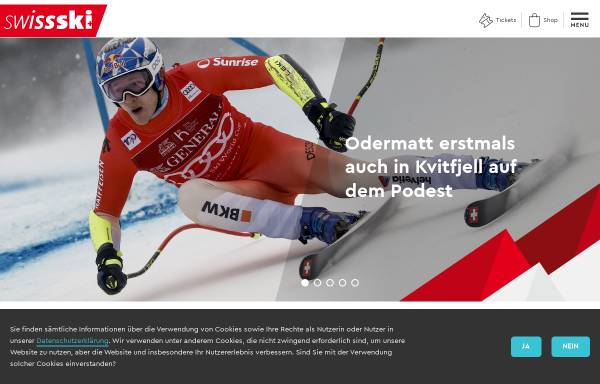 Vorschau von www.swiss-ski.ch, Swiss-Ski