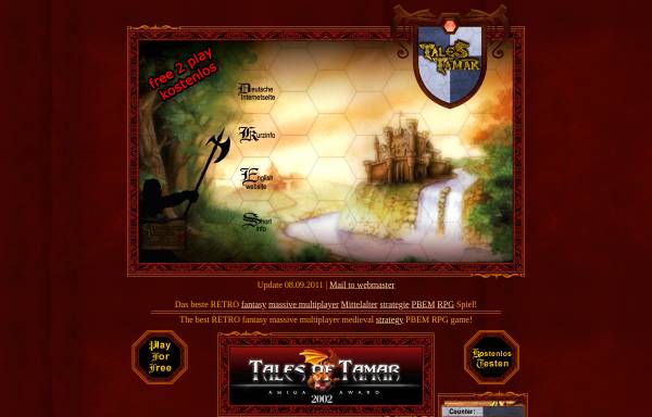 Vorschau von www.tamar.net, Tales of Tamar