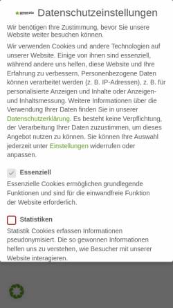 Vorschau der mobilen Webseite greensta.de, Greensta Öko Hosting