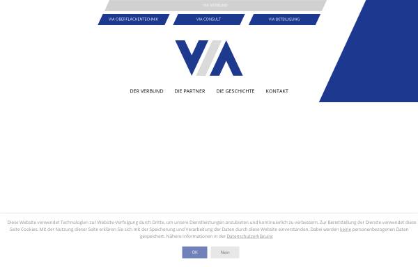 Vorschau von www.v-i-a.de, Verbund Innovativer Automobilzulieferer in der Region Südwestfalen (VIA)