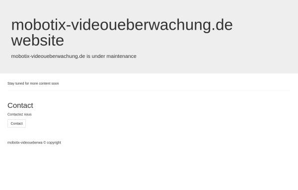 Vorschau von www.mobotix-videoueberwachung.de, Klugkist Video Security Systeme