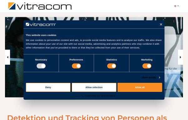 Vorschau von www.vitracom.de, Vitracom GmbH