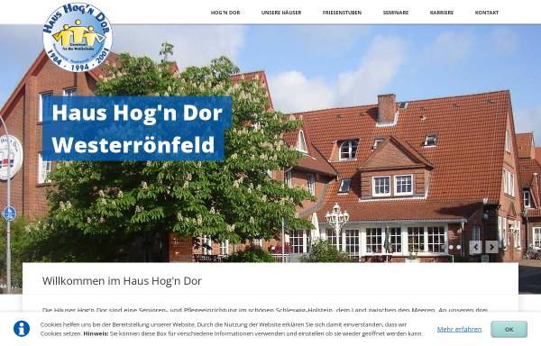 Vorschau von www.haushogndor.de, Alten-Pflegeheime und Wohnanlagen Homfeldt OHG