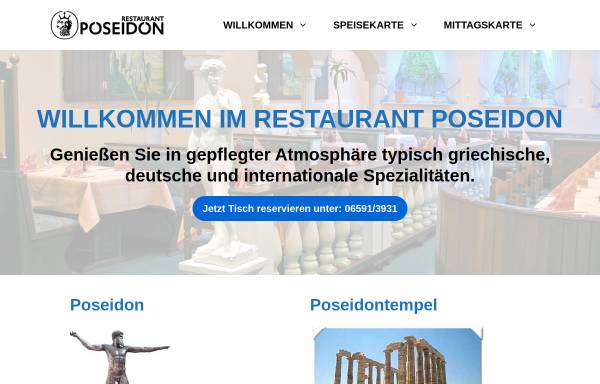 Vorschau von www.poseidon-gerolstein.com, Restaurant Poseidon