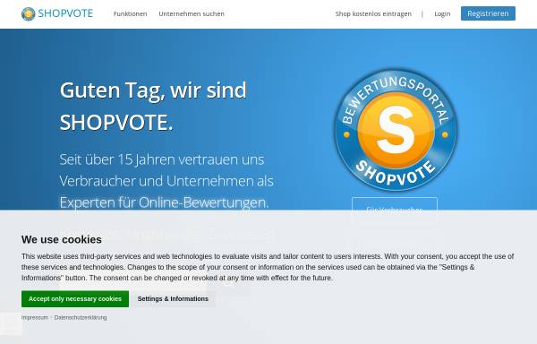 Vorschau von www.shopvote.de, ShopVote.de