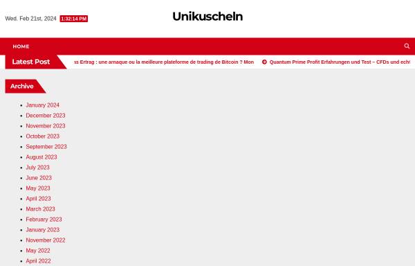 Vorschau von www.unikuscheln.de, Uni Kuscheln
