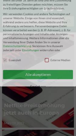 Vorschau der mobilen Webseite openthedoors.de, Bayerische-Anti-Stigma-Aktion