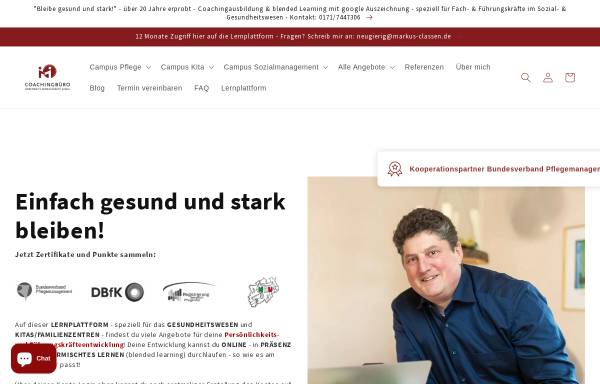 Vorschau von www.sinn-meets-management.de, Sinn meets Management - Markus Classen