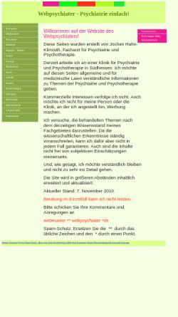 Vorschau der mobilen Webseite www.webpsychiater.de, Webpsychiater